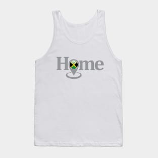Jamaican National Flag Home Location Icon Tank Top